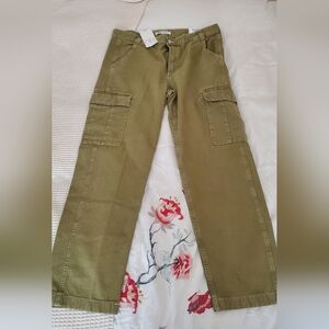 Zara Men's Light OLIVE Cargo Pants